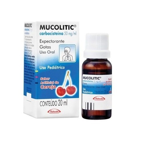 20mg/mL, caixa com 1 frasco com 100mL de xarope infantil