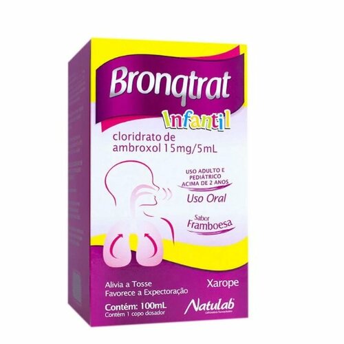 3mg/mL, caixa com 50 frascos com 100mL de xarope infantil + copo medidor