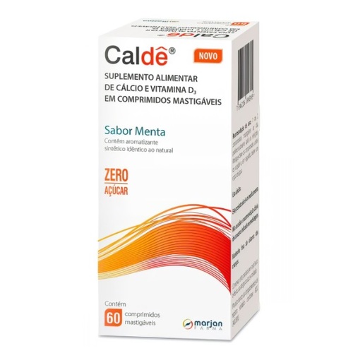1500mg + 400UI, caixa com 20 comprimidos mastigáveis
