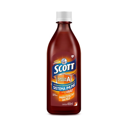 frasco com 200mL de emulsão de uso oral, sabor cereja