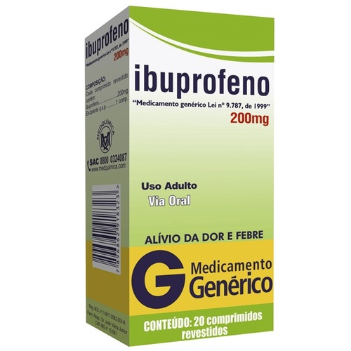 400mg, caixa com 10 comprimidos revestidos