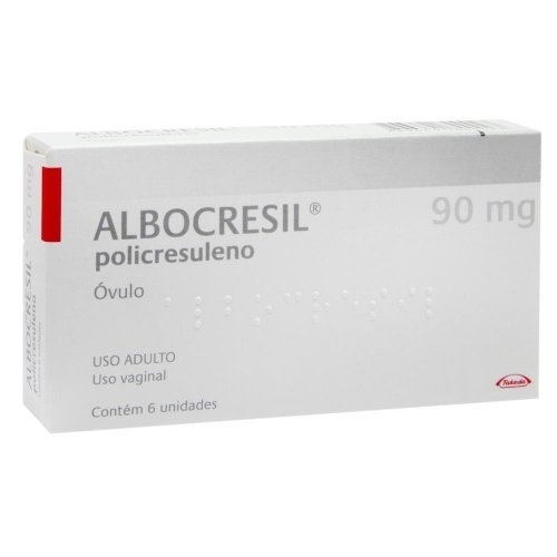 Imagem de Albocresil 360mg/g, caixa com 1 frasco com 12mL de solução de uso bucal, dermatológico ou vaginal