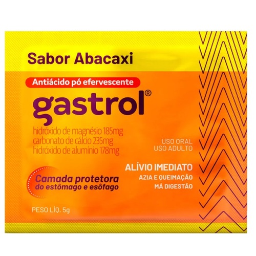 37mg/g + 47mg/g + 35,6mg/g, envelope com 5g de pó efervescente, papaia