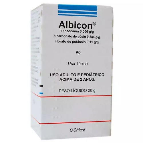 0,006g/g + 0,884g/g + 0,11g/g, 1 sachês com 3g de pó de uso dermatológico