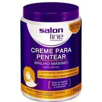 Creme Para Pentear Brilho Maximo Salon Line Com Menor Preco Cr