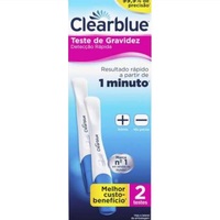 Teste De Gravidez Clearblue Detecção Rápida 2 Unidades - PanVel