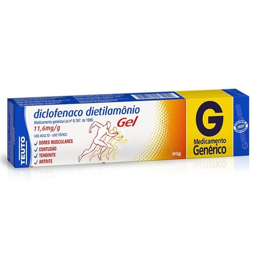 Comprar Diclofenaco Dietilamônio Teuto 10mg/g, caixa com 1 bisnaga com ...