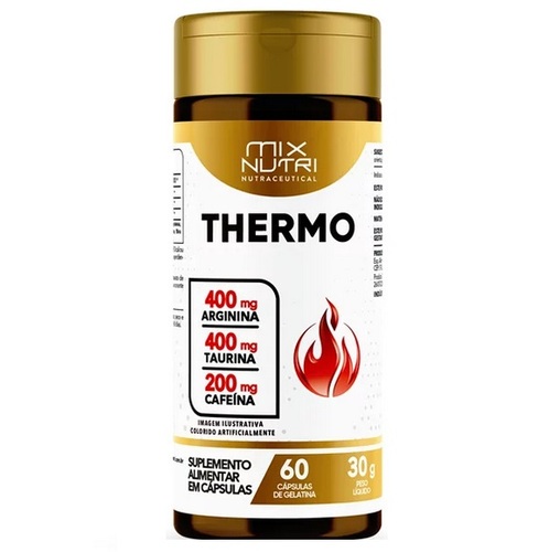 Imagem de Thermo Mix Nutri Nutraceutical frasco com 60 cápsulas de gelatina