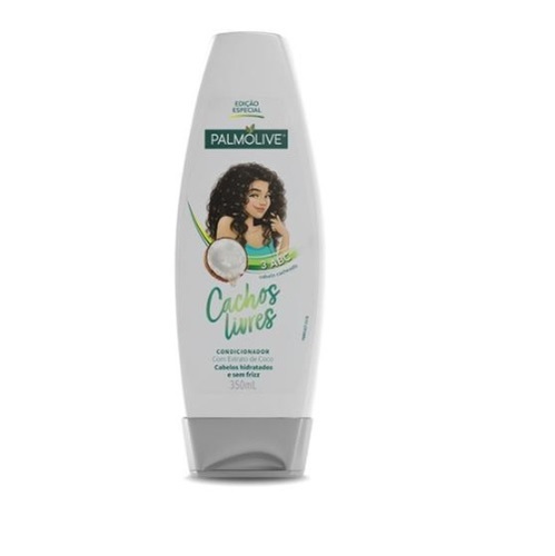 Imagem de Condicionador Palmolive Cachos Livres Extrato de Coco 350mL