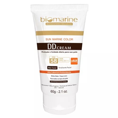 Imagem de DD Blur Cream Biomarine FPS 58, Bronze, 60g