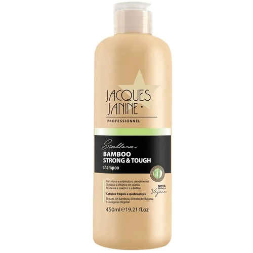 Imagem de Kit Jacques Janine Professionnel Excellence Bamboo Strong & Tough shampoo com 450mL + condicionador com 450mL