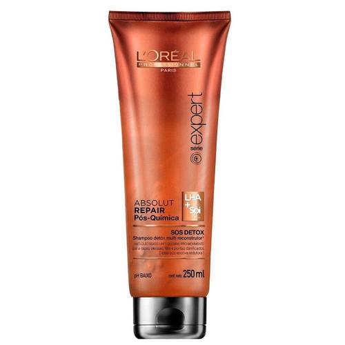 Imagem de Shampoo L'Oréal Professionnel Absolut Repair Pós-Química SOS Detox 250mL