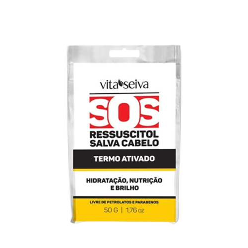 Imagem de Condicionador Termo Ativo Vita Seiva SOS Ressuscitol Salva Cabelo sachê com 50g