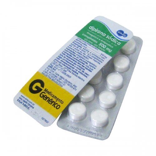 Comprar Dipirona Monoidratada Comprimido EMS 500mg, Blister Com 10 ...