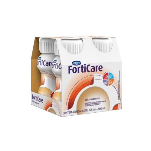 Imagem de Suplemento Alimentar Forticare cappucino, 4 unidades com 125mL cada