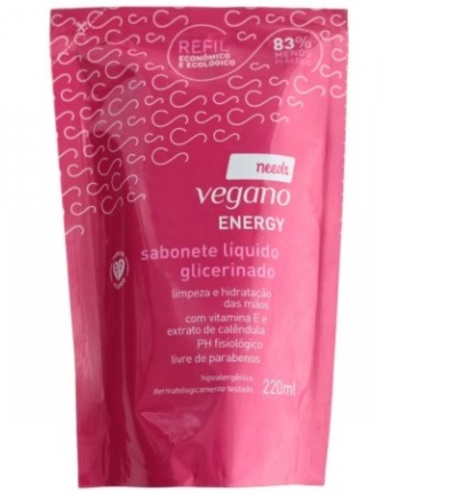 Imagem de Sabonete Glicerinado Needs energy, refil, 220mL