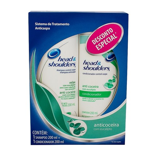 Imagem de Kit Head & Shoulders Anticoceira shampoo com 200mL + condicionador com 200mL