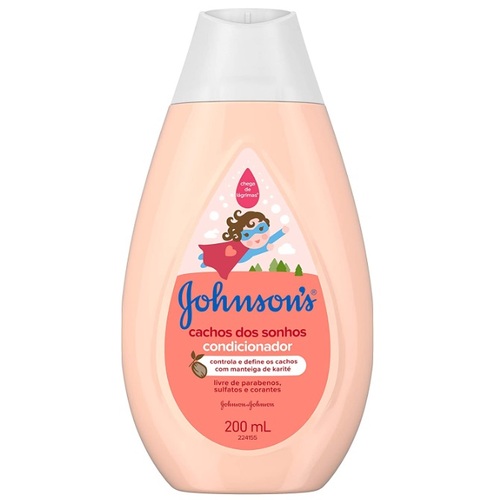 Imagem de Condicionador Infantil Johnson's Cachos dos Sonhos 200mL