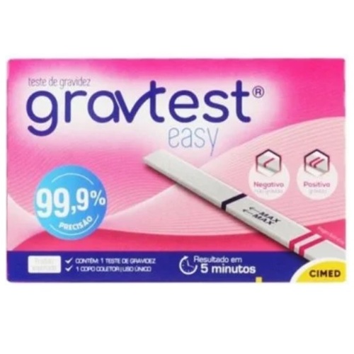 Imagem de Teste de Gravidez Cimed Gravtest Easy 1 unidade