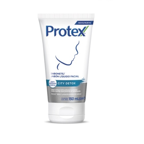 Imagem de Sabonete Facial Protex City Detox líquido, 1 unidade com 150mL