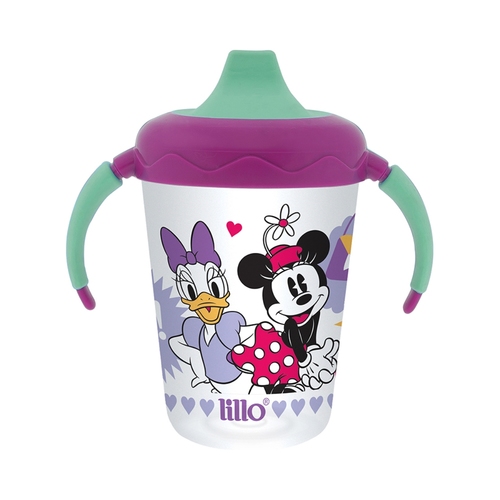 Imagem de Caneca Antivazamento Lillo Disney 6+ meses, Minnie, lilás com capacidade de 207mL