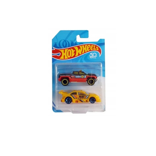 Imagem de Brinquedo Carrinho Hotwheels 3+ anos, sortido com 2 unidades