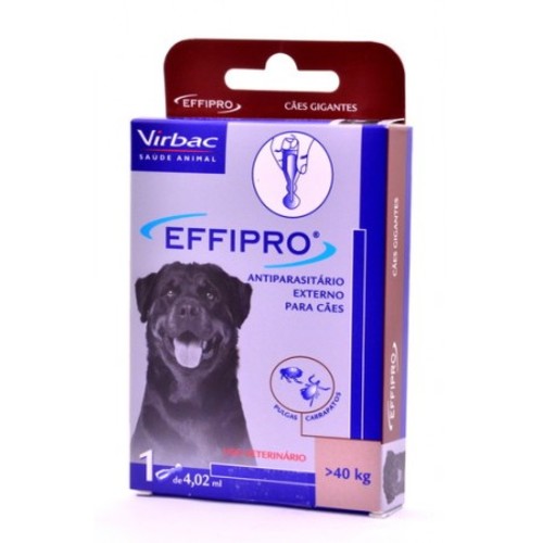 effipro antigo -old 40 a 60kg, pipeta com 4,02ml-old