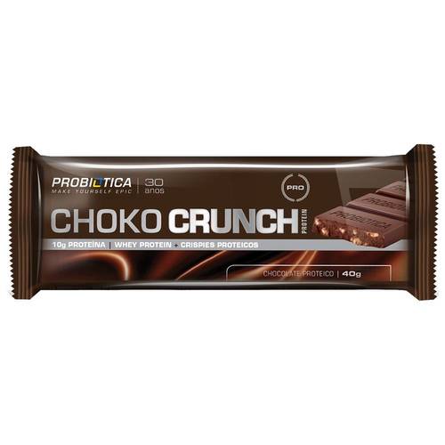 Imagem de Chocolate Proteico Probiótica Choko Crunch ao leite, 1 unidade com 40g