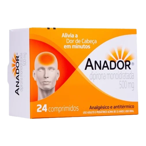 Imagem de Anador 500mg, caixa com 24 comprimidos