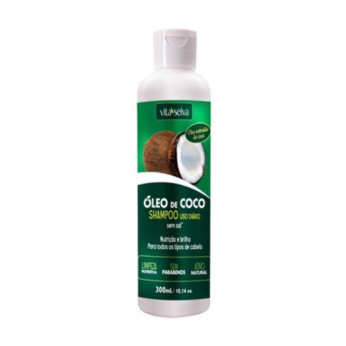 Imagem de Shampoo Vita Seiva Óleo De Coco 300mL