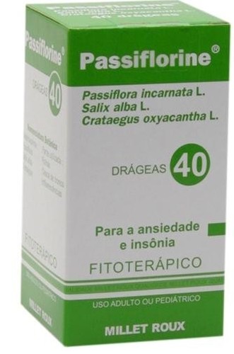 frasco com 40 drágeas