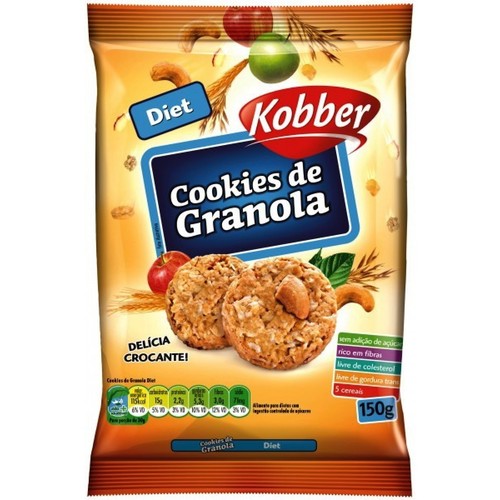 cookies de granola kobber diet, 150g