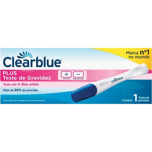 Imagem de Teste de Gravidez Clearblue Plus 1 unidade