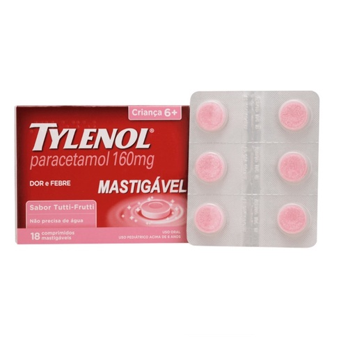 160mg, caixa com 18 comprimidos mastigáveis