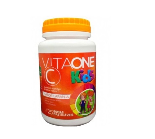 25 gomas mastigáveis sabor laranja