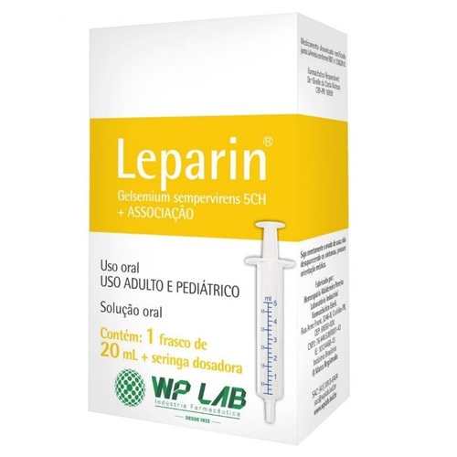 Imagem de Leparin caixa com 1 frasco gotejador com 20mL de solução de uso oral