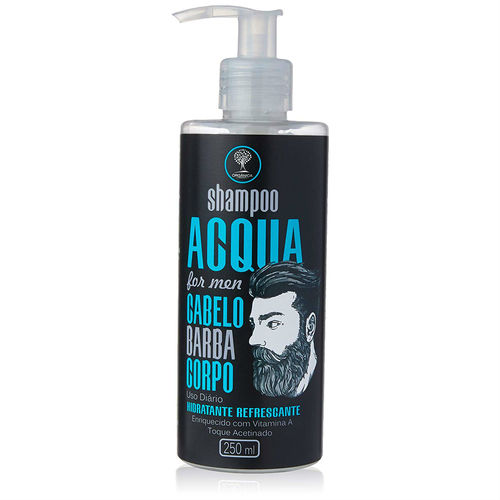 Imagem de Shampoo 3 em 1 Orgânica Acqua For Men 250mL