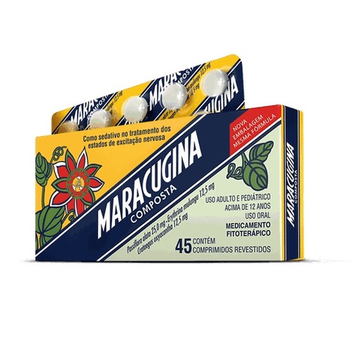 25mg + 12,50mg + 12,50mg, caixa com 45 drágeas