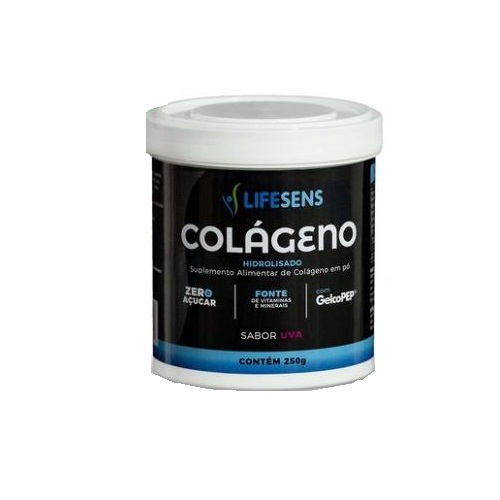 frasco com 250g de pó para solução de uso oral, sabor uva