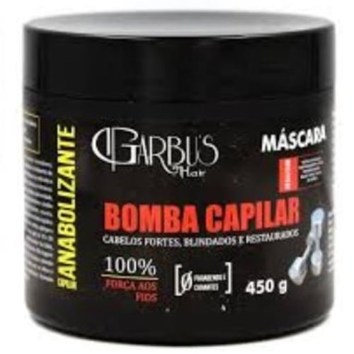 Imagem de Máscara Garbu's Hair Anabolizante Bomba Capilar 450g