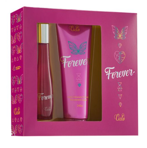 Imagem de Kit Coffret Forever Ciclo Cosméticos deo colônia com 50mL + hidratante corporal com 240mL