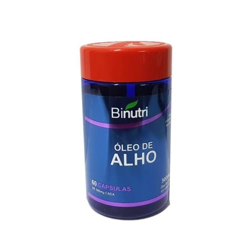 Imagem de Óleo de Alho Binutri 500mg, frasco com 60 cápsulas