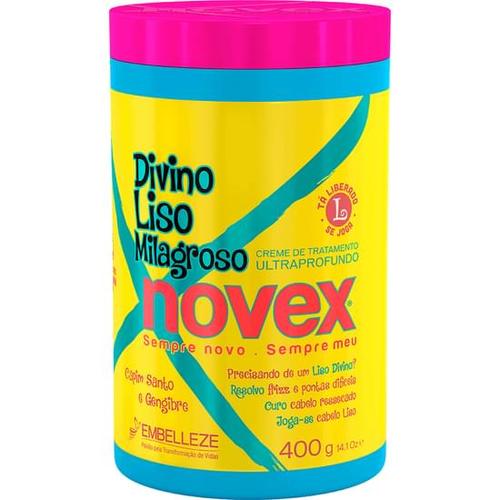 Imagem de Creme de Tratamento Novex Divino Liso Milagroso 400g