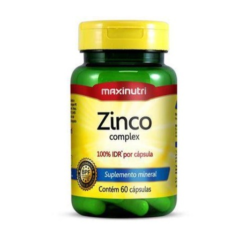 Imagem de Zinco Maxinutri frasco com 60 cápsulas