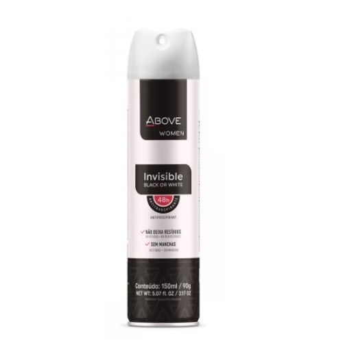 Imagem de Desodorante Feminino Above Woman invisible, aerossol, 1 unidade com 150mL