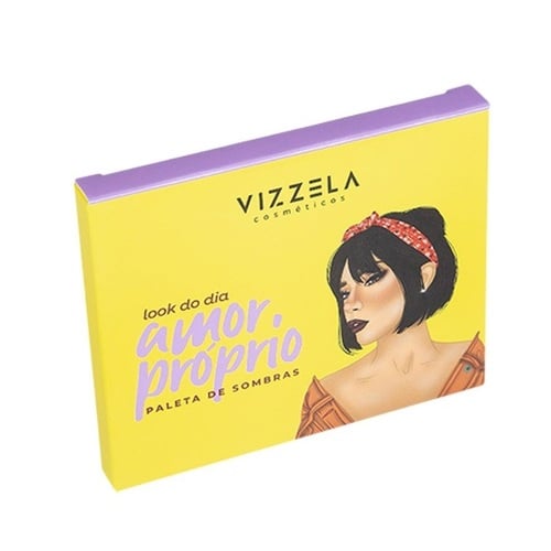 Imagem de Paleta de Sombras Vizzela Look do Dia Amor Próprio 6 cores