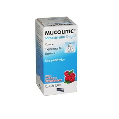 20mg/mL, caixa com 1 frasco com 100mL de xarope infantil, sabor framboesa