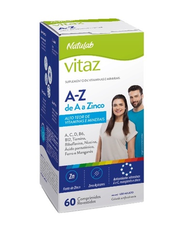 Imagem de Vitaz A-Z caixa com 60 cápsulas