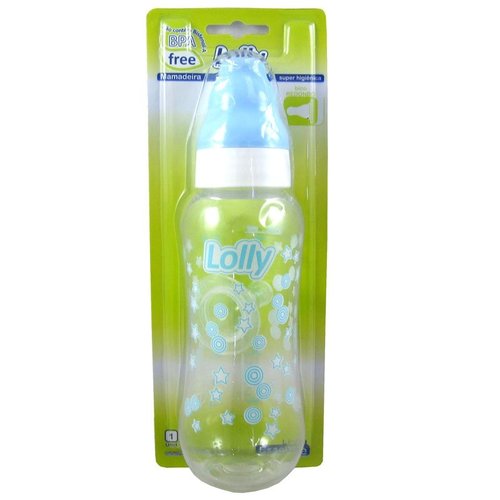 Imagem de Mamadeira Silicone Lolly Essence Azul, 250mL