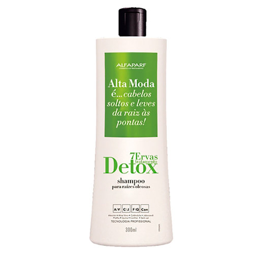 Imagem de Shampoo Alfaparf Alta Moda é 7 Ervas Detox 300mL